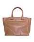 Small Twin Pocket City Tote, front view